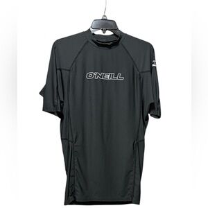 O'Neill Men's Black Rash Guard